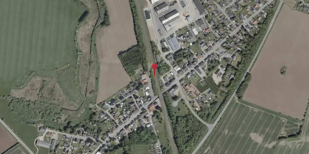 Historisk kort over Sommersted Trinbræt