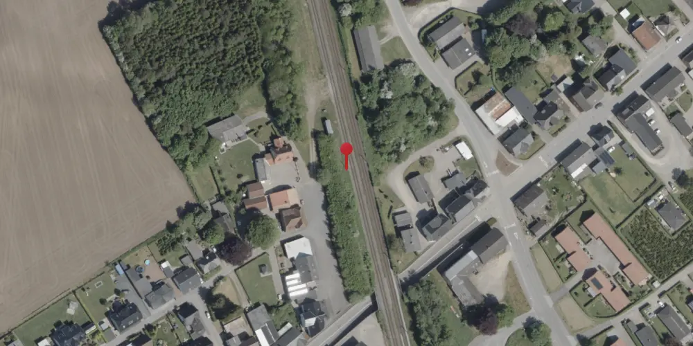 Historisk kort over Sommersted Trinbræt