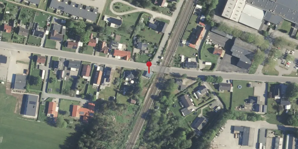 Historisk kort over Stevnstrup Billetsalgssted [1876-1900]