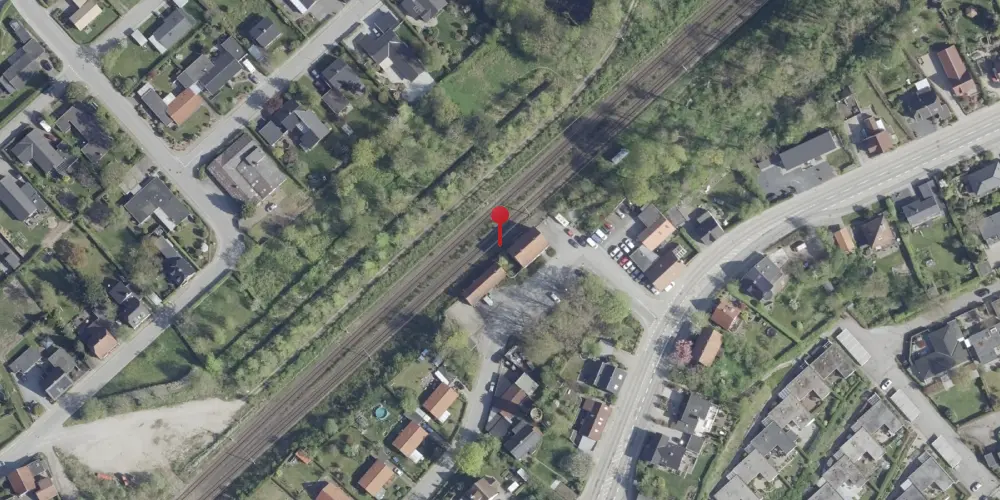 Historisk kort over Stilling Trinbræt [1974-1979]