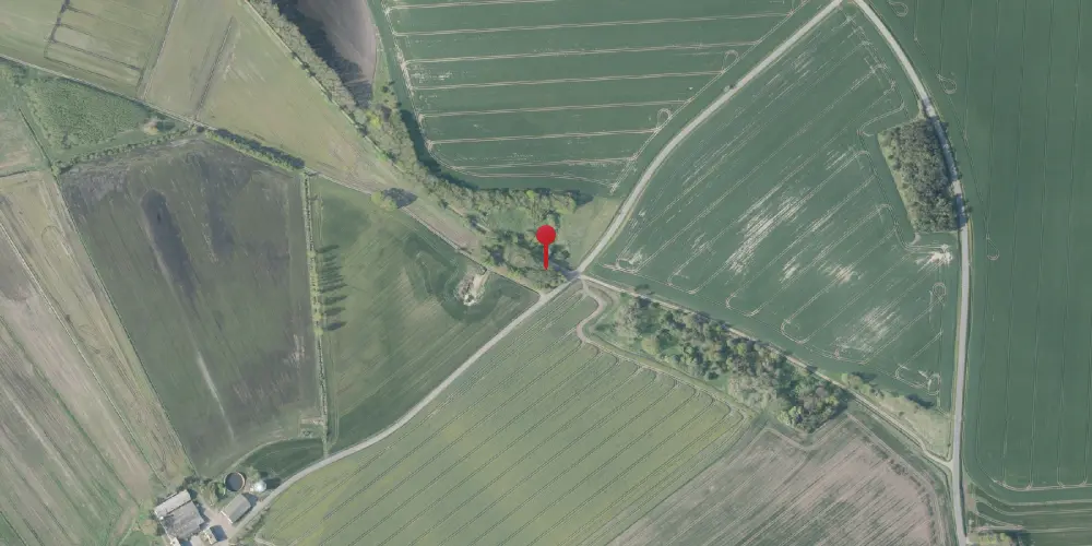 Historisk kort over Komdrup Trinbræt Historisk kort over Komdrup Trinbræt