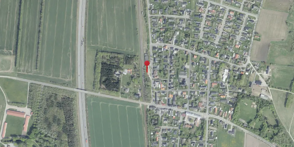 Historisk kort over Sulsted Station [1871-1972]