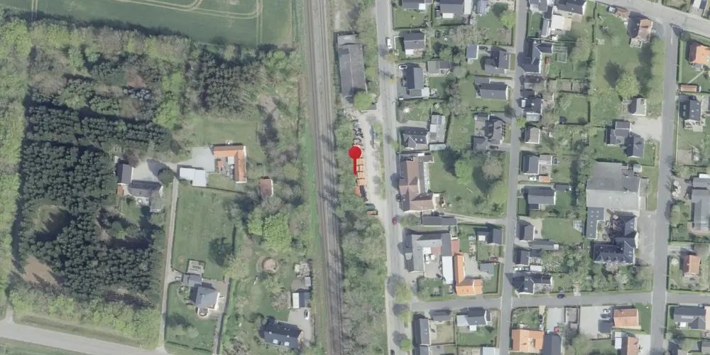 Historisk kort over Sulsted Station [1871-1972]