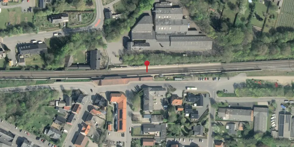 Historisk kort over Aarup Trinbræt