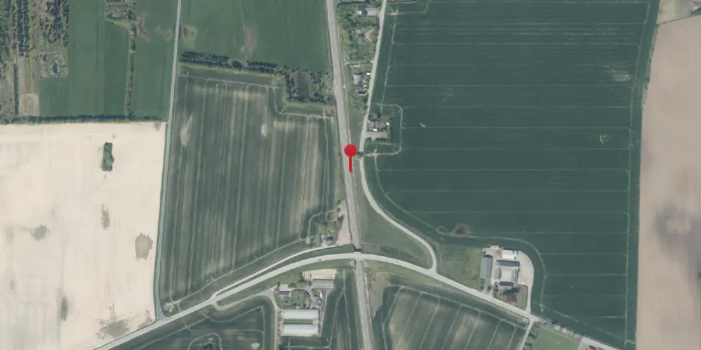 Historisk kort over Tingsted Teknisk Station