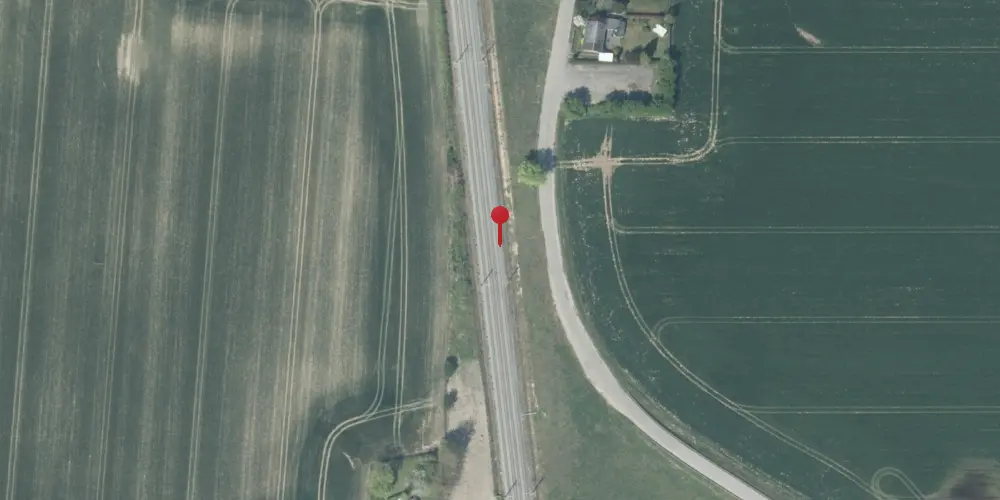 Historisk kort over Tingsted Teknisk Station