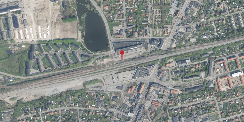 Historisk kort over Tåstrup Station [1918-1978]