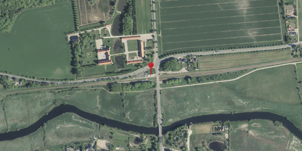 Historisk kort over Ulstrup Billetsalgssted [1868-1870]