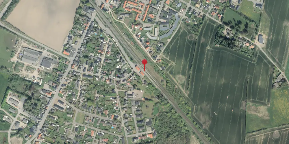 Historisk kort over Gelsted Trinbræt Historisk kort over Gelsted Trinbræt