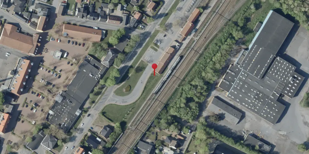 Historisk kort over Vamdrup Station [1866-1911]