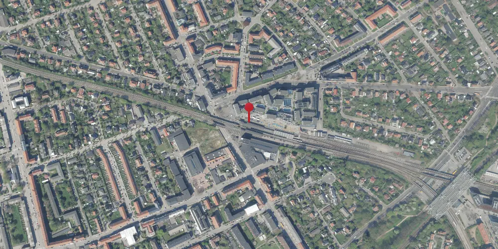 Historisk kort over Vanløse Station [1913-1941]