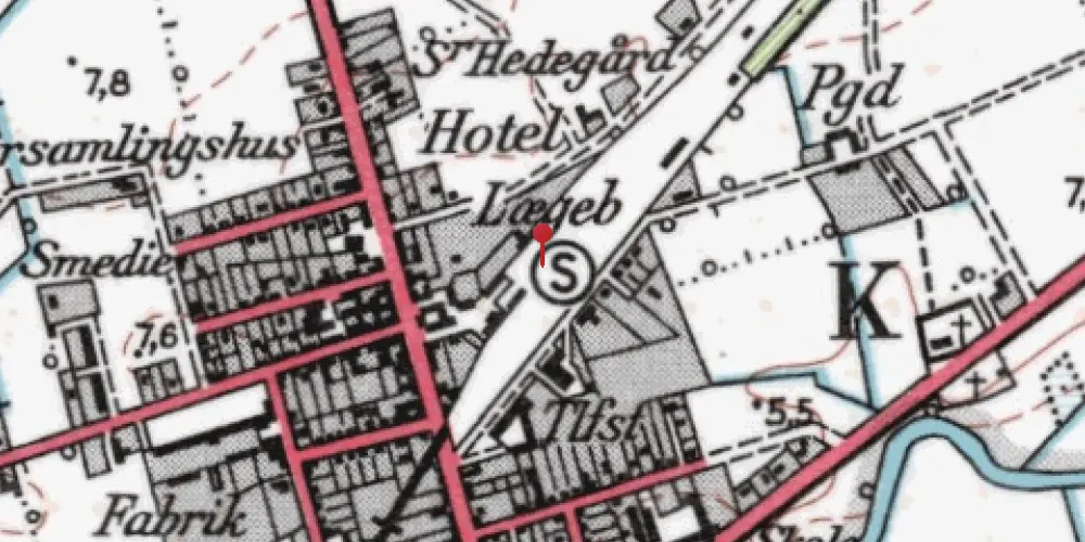 Historisk kort over Vemb Privatbanestation [1879-1902]