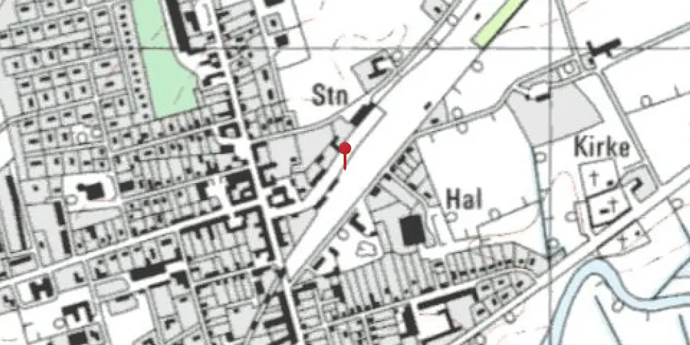 Historisk kort over Vemb Privatbanestation [1879-1902]