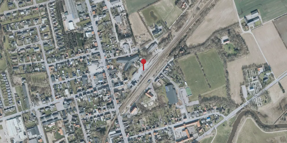 Historisk kort over Vemb Privatbanestation [1879-1902]