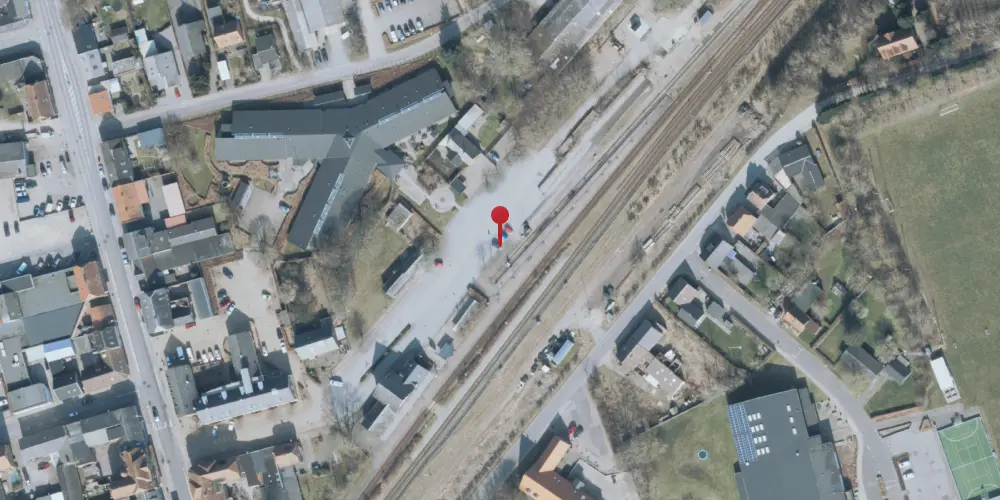 Historisk kort over Vemb Privatbanestation [1879-1902]