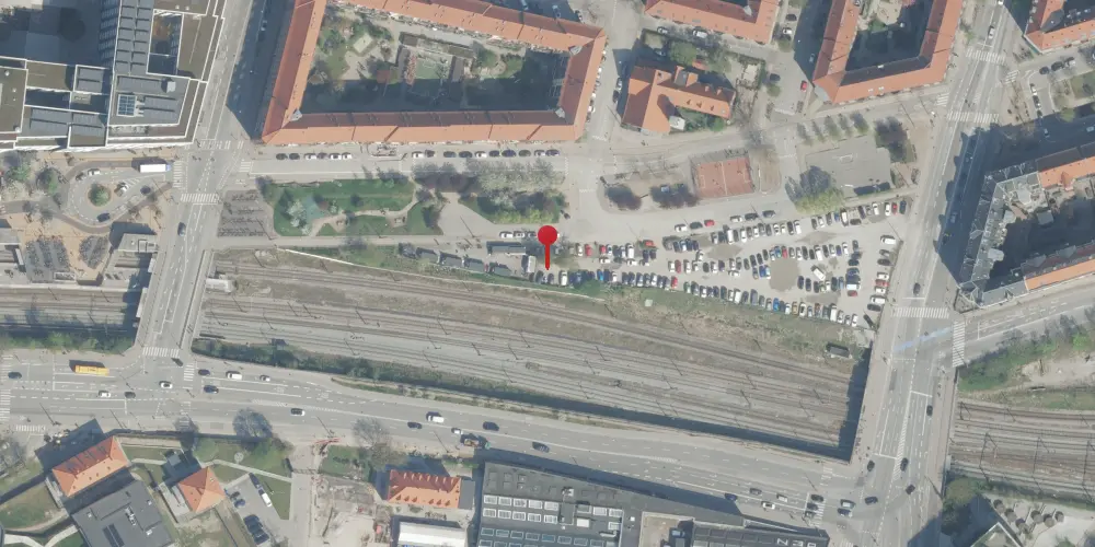 Historisk kort over Enghave Station [1923-1984]