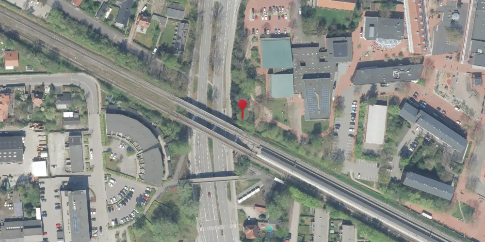 Historisk kort over Værløse Billetsalgssted [1974-1977]