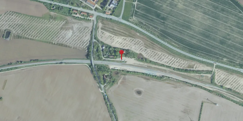 Historisk kort over Værslev Station [1874-1964]