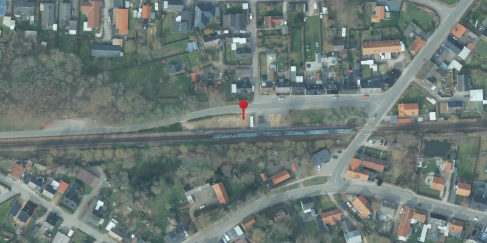 Historisk kort over Knabstrup Billetsalgssted [1972-1973]