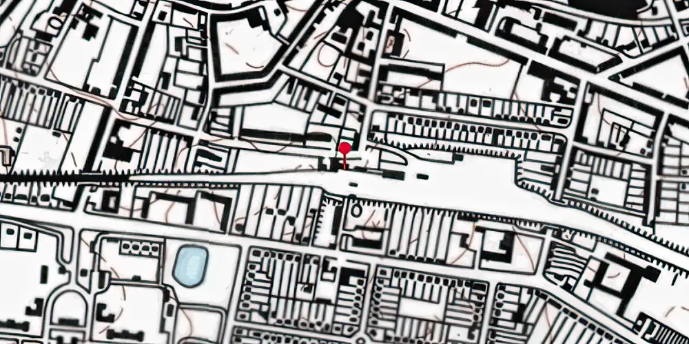 Historisk kort over Middelfart Station Historisk kort over Middelfart Station