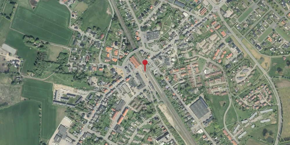 Historisk kort over Ejby Holdeplads [1865-1890]