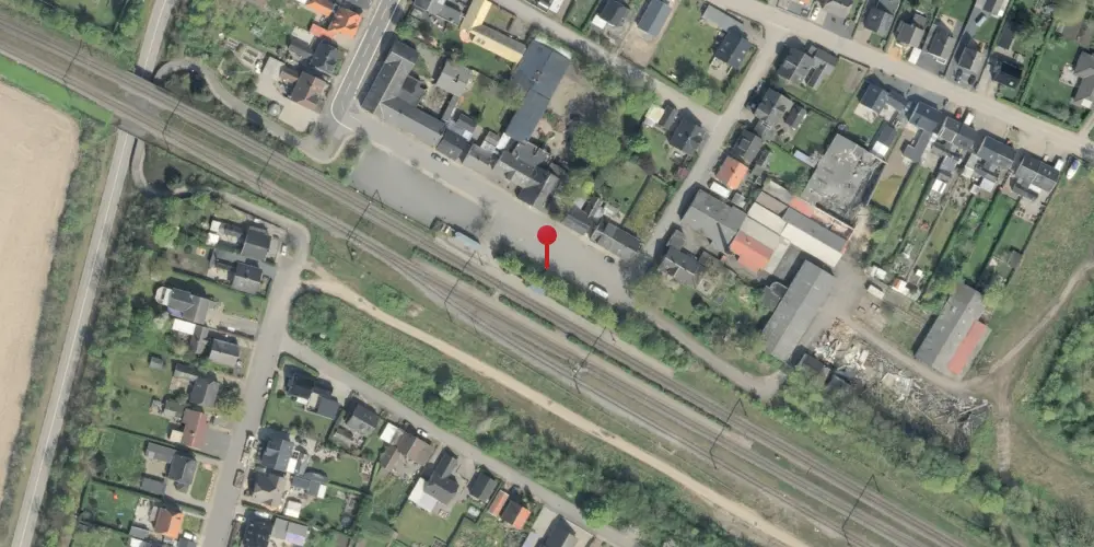 Historisk kort over Kavslunde Station [1922-1973]