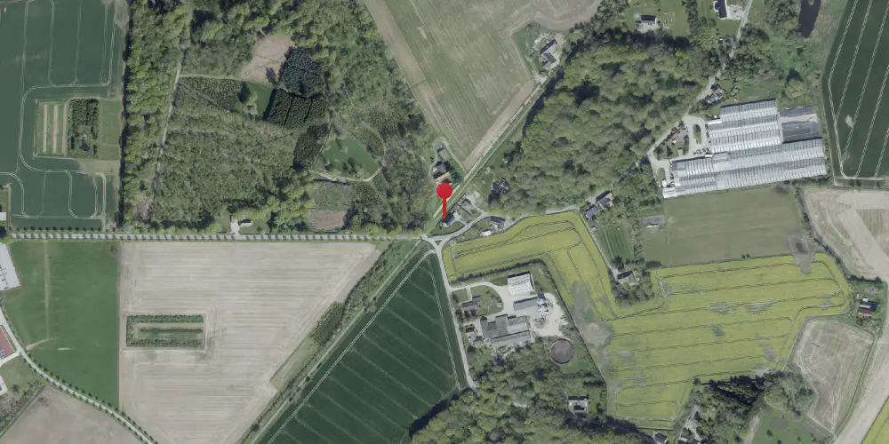 Historisk kort over Boltingegaard Billetsalgssted [1930-1954]