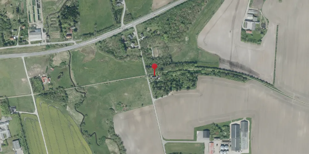 Historisk kort over Binderup Billetsalgssted [1899-1922]