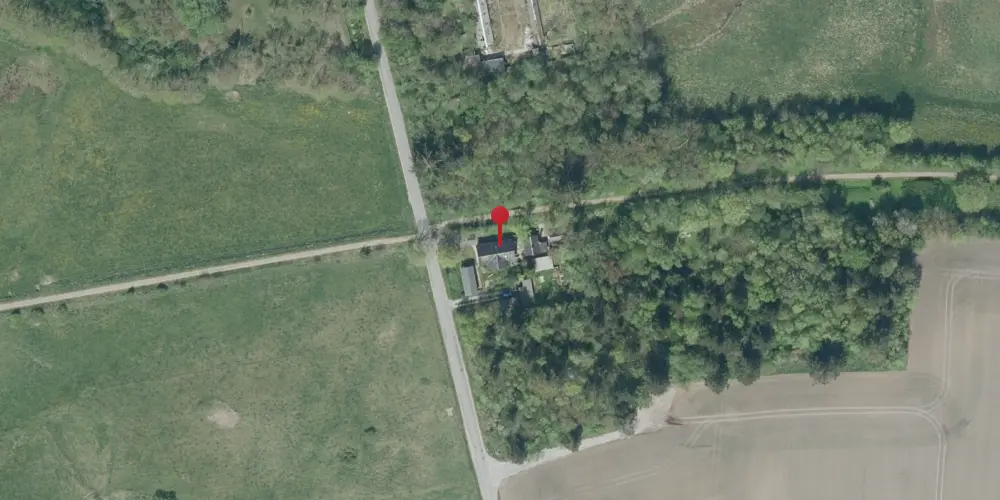 Historisk kort over Binderup Billetsalgssted [1899-1922]