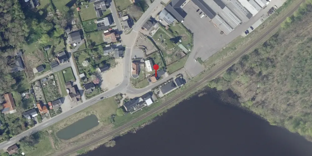 Historisk kort over Tange Billetsalgssted [1894-1908]