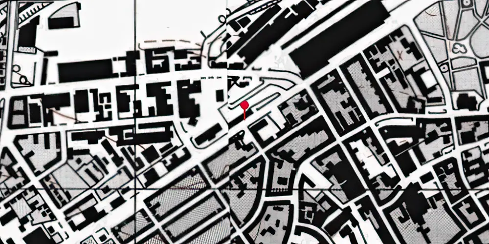 Historisk kort over Odense Sydbanegård Historisk kort over Odense Sydbanegård