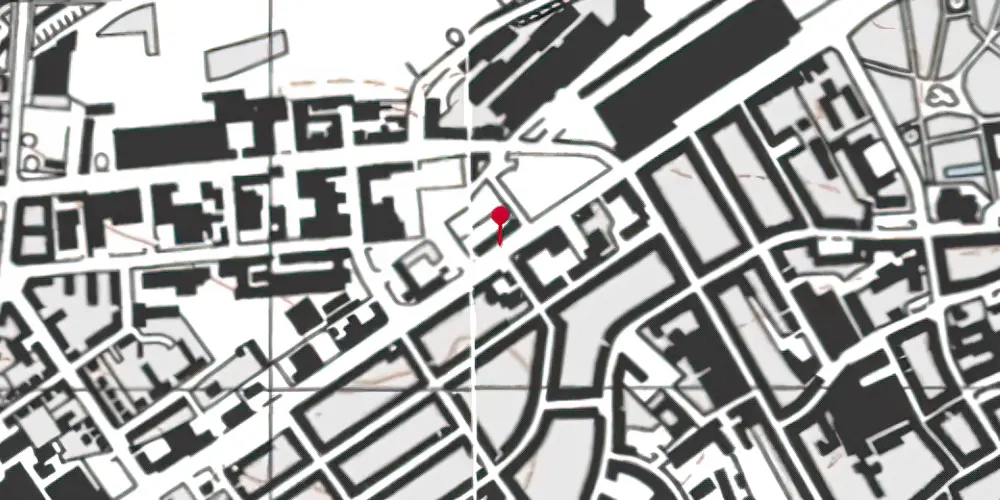 Historisk kort over Odense Sydbanegård Historisk kort over Odense Sydbanegård