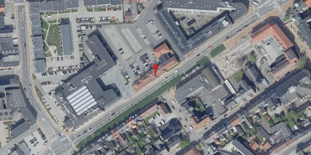 Historisk kort over Odense Sydbanegård Historisk kort over Odense Sydbanegård