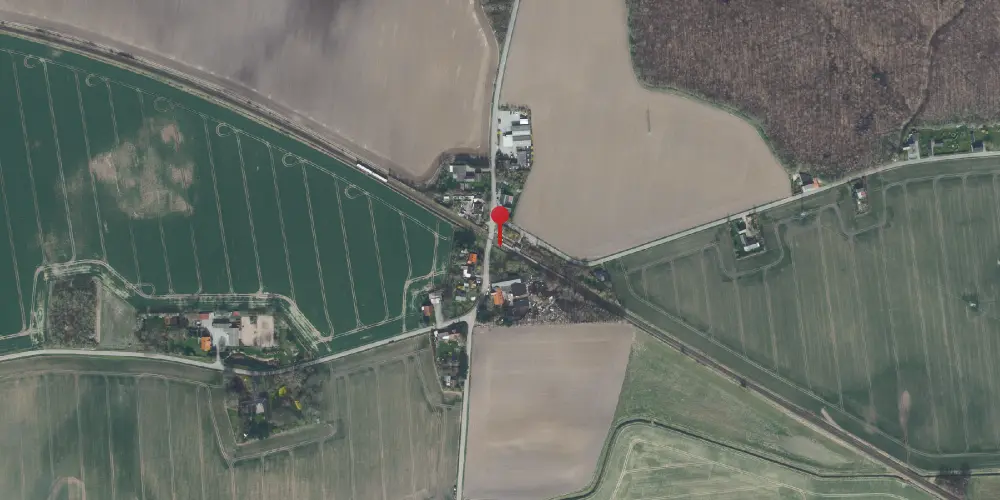 Historisk kort over Avnede Holdeplads [1874-1991]