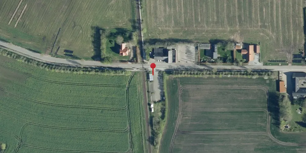 Historisk kort over Sejstrup Billetsalgssted [1917-1957]