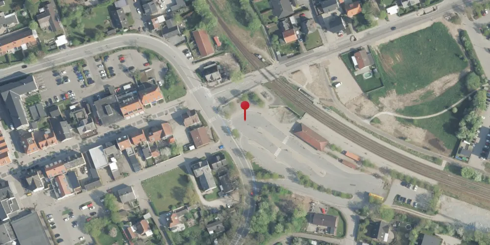 Historisk kort over Helsinge Station [1897-1992]