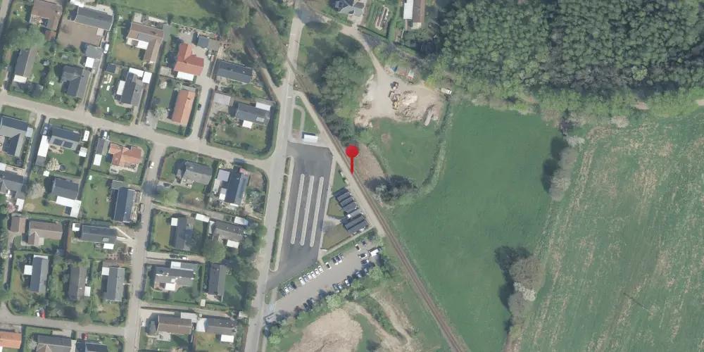 Historisk kort over Græsted Syd Billetsalgssted [1991-1999]