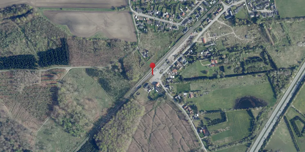 Historisk kort over Tureby Station [1870-2015]