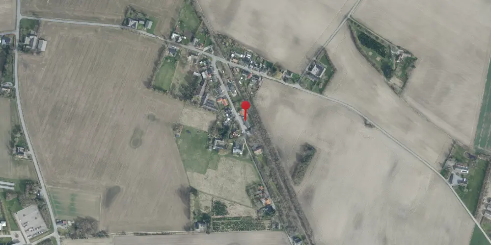 Historisk kort over Flakkebjerg Station [1892-1966]