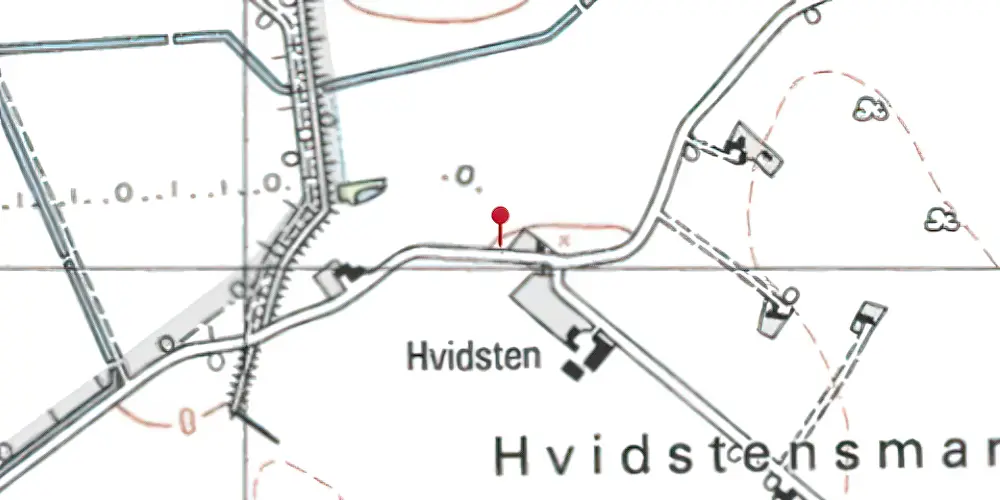 Historisk kort over Hvidstensmark Trinbræt Historisk kort over Hvidstensmark Trinbræt