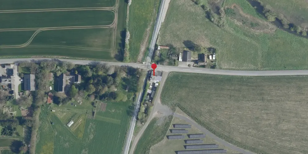 Historisk kort over Store Linde Billetsalgssted [1883-1926]