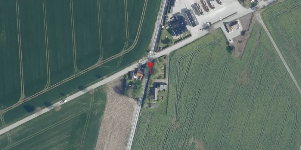 Historisk kort over Lille Linde Trinbræt [1930-1983]