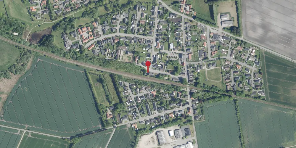 Historisk kort over Skibbild Station [1904-1969]