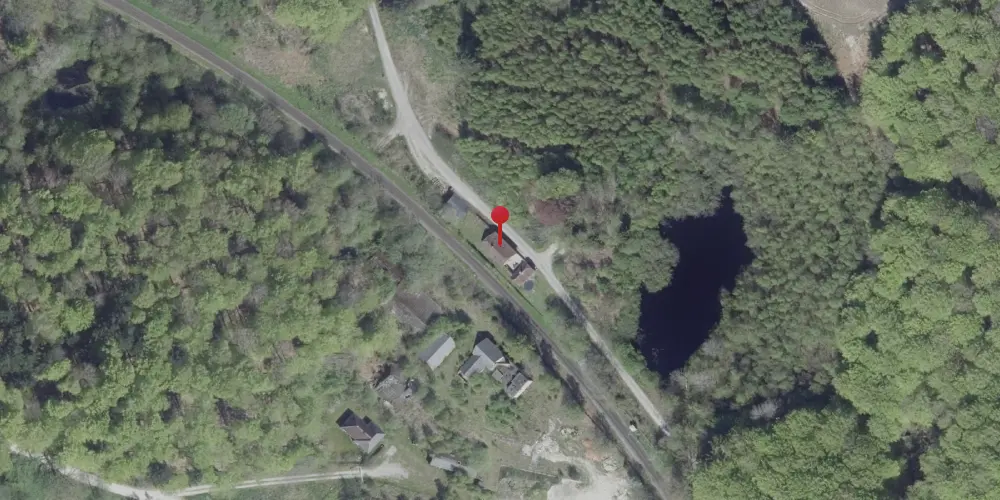 Historisk kort over Kirkeby Station [1907-1965]