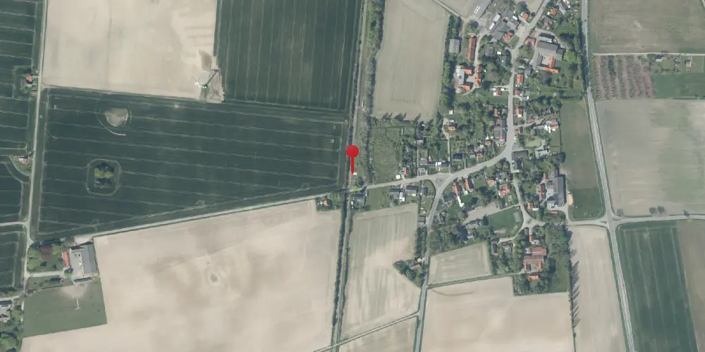 Historisk kort over Marrebæk Station [1959-1966]