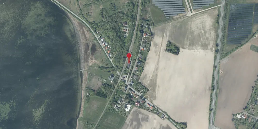 Historisk kort over Væggerløse Station [1886-1969]