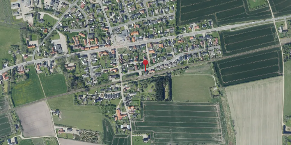 Historisk kort over Janderup Station [1903-2002]