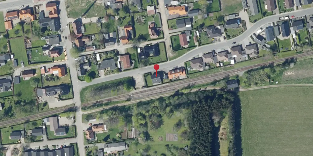 Historisk kort over Janderup Station [1903-2002]