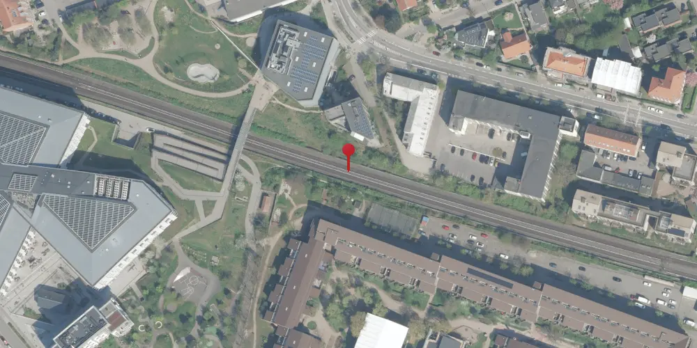 Historisk kort over Flintholm Station [1929-2004]