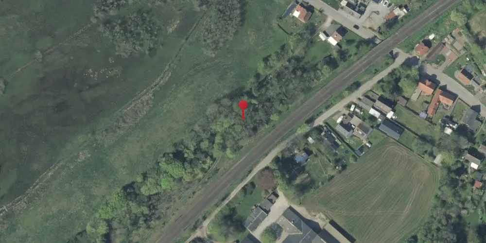 Historisk kort over Eltang Holdeplads [1868-1889]